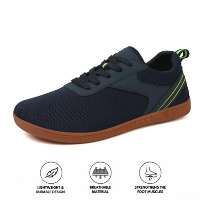 GRW Ortho Men Barefoot Shoes | Natural Mobility, Lightweight and Flexible Minimalist Casual Shoes