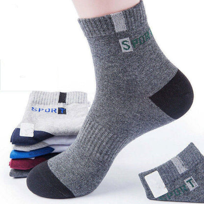 GRW Combo 5 Pairs Diabetic Men Socks Bamboo Fiber Breathable Multiple Colors Extra Comfort