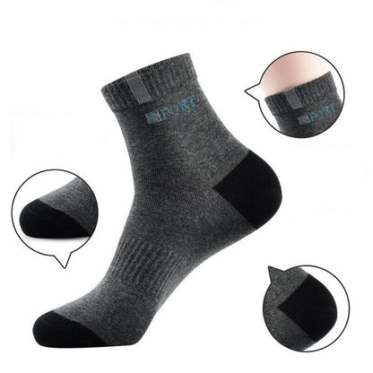 GRW Combo 5 Pairs Diabetic Men Socks Bamboo Fiber Breathable Multiple Colors Extra Comfort