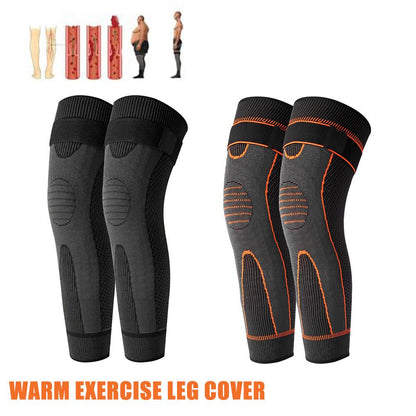 GRW Ultra Knee Pads Long Compression Sleeve Support Fitness Gear Leg Brace Protector (1 Pc)