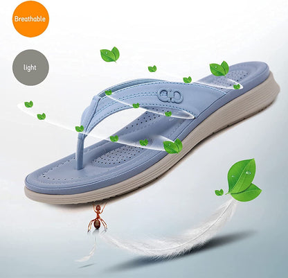 Groovywish Orthopedic Women Sandals Soft Sole Massage Casual Summer Beach Flip-flops