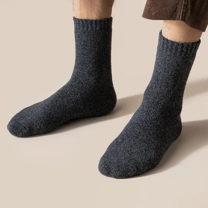 Groovywish Unisex Winter Wool Socks Men Anti-freezing Thick Stockings