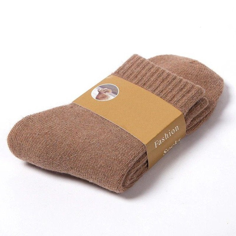 Groovywish Unisex Winter Wool Socks Men Anti-freezing Thick Stockings
