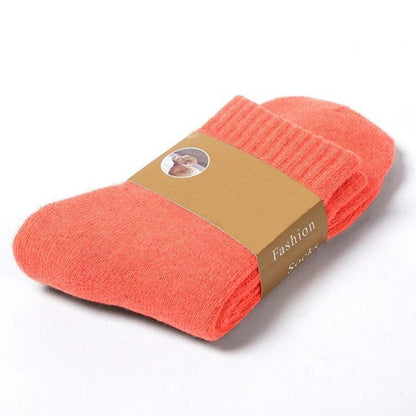 Groovywish Unisex Winter Wool Socks Men Anti-freezing Thick Stockings