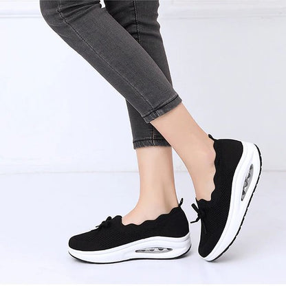 Groovywish Women's Casual Sneakers Slip On Breathable Shoes