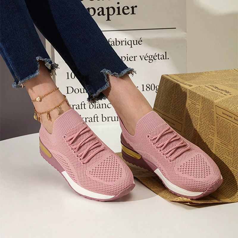 Groovywish Women Orthopedic Sneakers Knitted Leisure Shoes