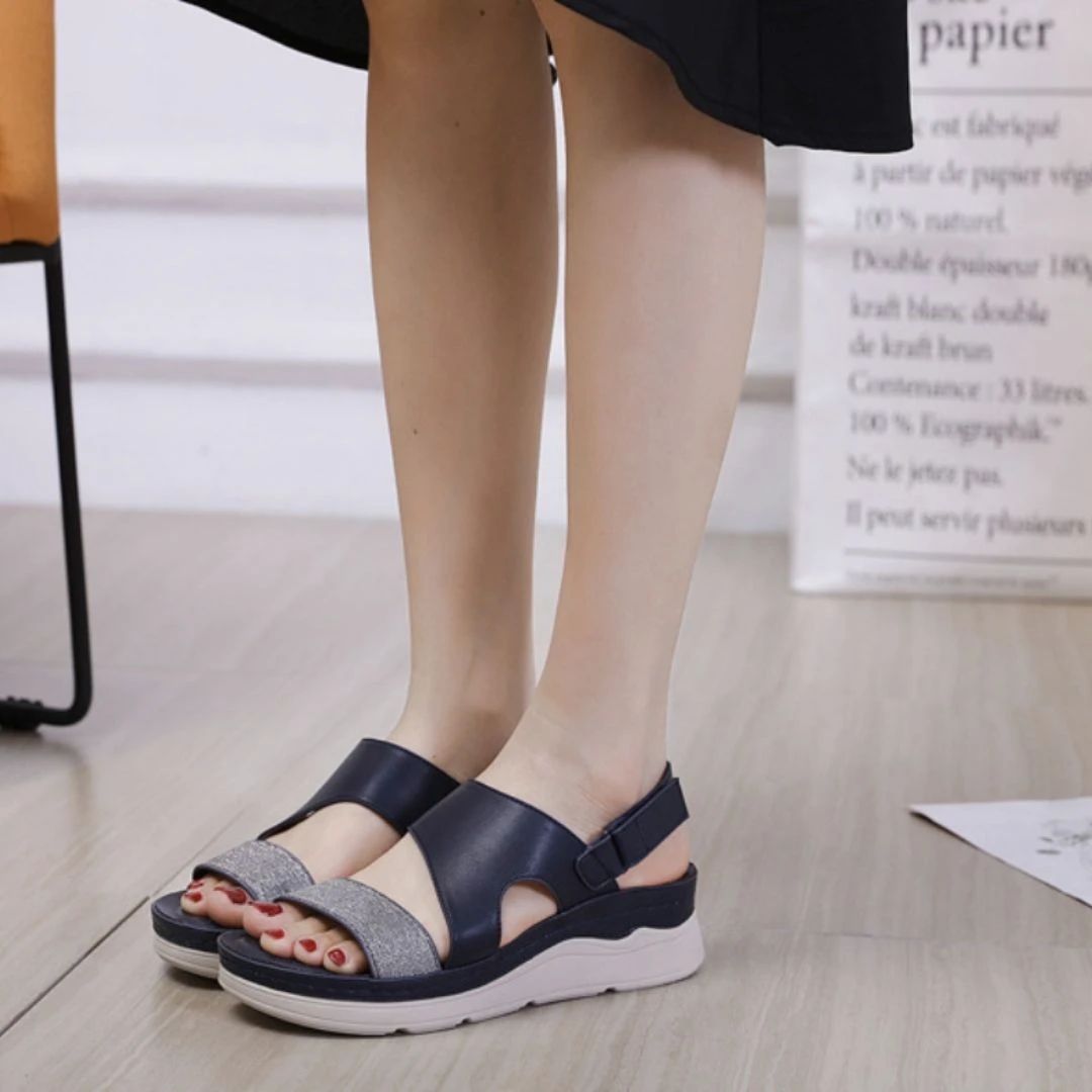 Groovywish Ladies Casual Comfortable Adjustable Backstrap Sandals