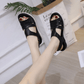 Groovywish Ladies Breathable Casual Comfortable Adjustable Backstrap Summer Sandals