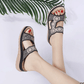 Groovywish Women Comfortable Flower Crystal Summer Sandals