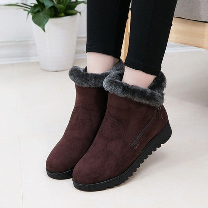 Groovywish Women Orthopedic Plush Casual Boots