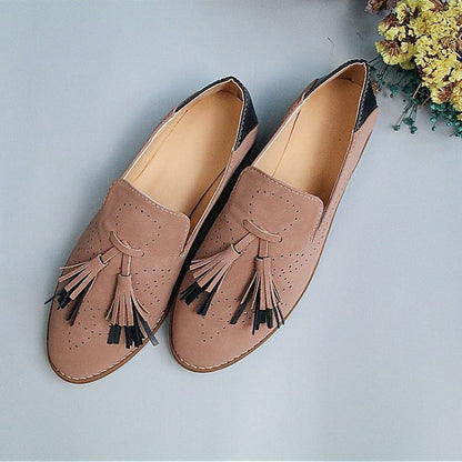 Groovywish Women Loafers Suede Lazy Shoes