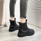 Groovywish Women's Leather Chelsea Boots Orthopedic Waterproof