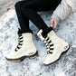 SooFeet SOOFEET Women Mid-Calf Boots Warm Plush Waterproof Comfortable Snow Boots