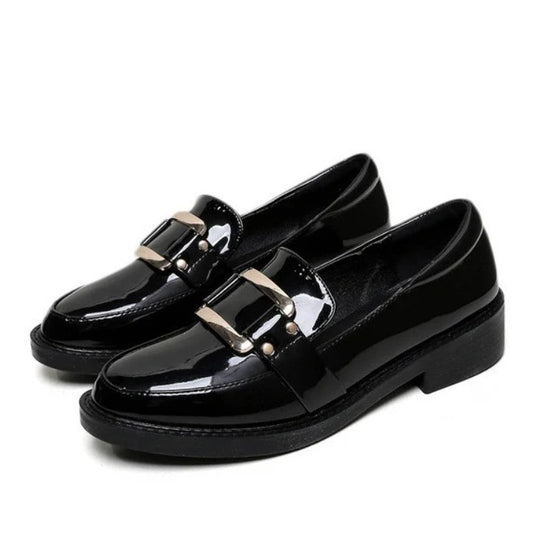 Groovywish Women Loafers Leather Oxford Shoes