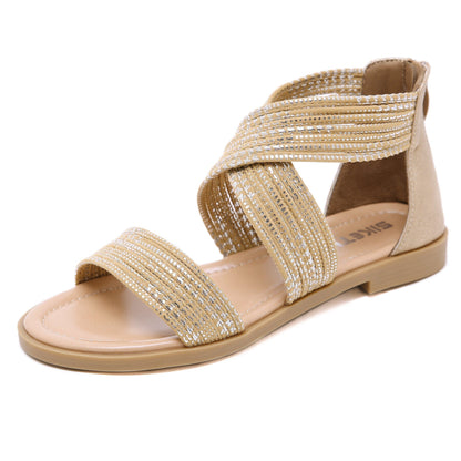 Groovywish Women Gladiator Comfortable Summer Sandals Design