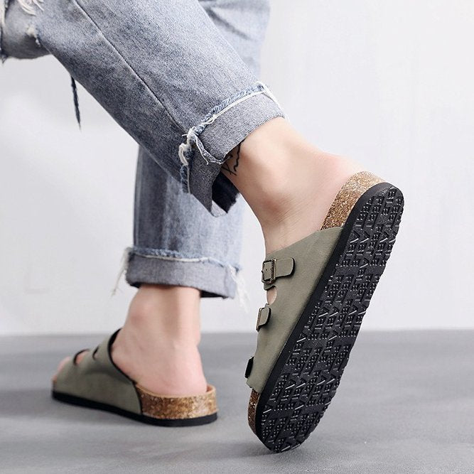 Groovywish Best Orthopedic Sandals For Men Walking Basic Summer Slides