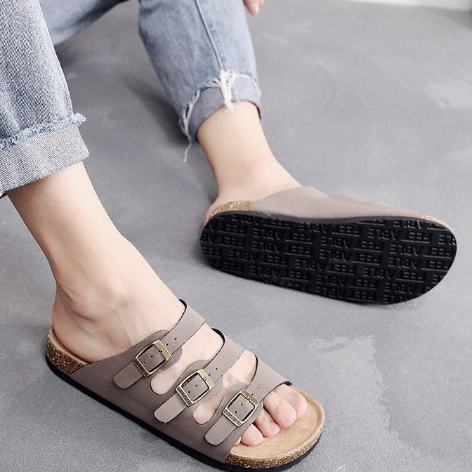 Groovywish Women Walking Orthopedic Sandals Non-itchy Light Summer Slides