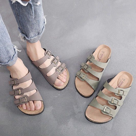 Groovywish Women Walking Orthopedic Sandals Non-itchy Light Summer Slides