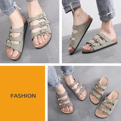 Groovywish Women Walking Orthopedic Sandals Non-itchy Light Summer Slides