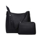 GroovyWish Tote Bag 2 Sets Casual Leather Luxury Lady Underarm Bag For Women
