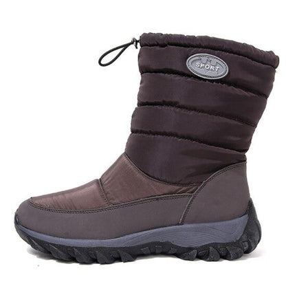 Groovywish Women Waterproof Snow Boots Warm Orthopedic Shoes