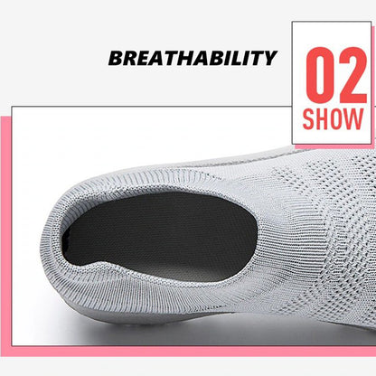 GRW Orthopedic Shoes For Men Stretchable Fit Foam Cushion Slip-ons Mesh Summer Fall 2023