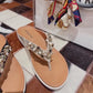 GRW Orthopedic Sandals Jeweled Soft Arch Support Insole Flip-flops Bling Summer