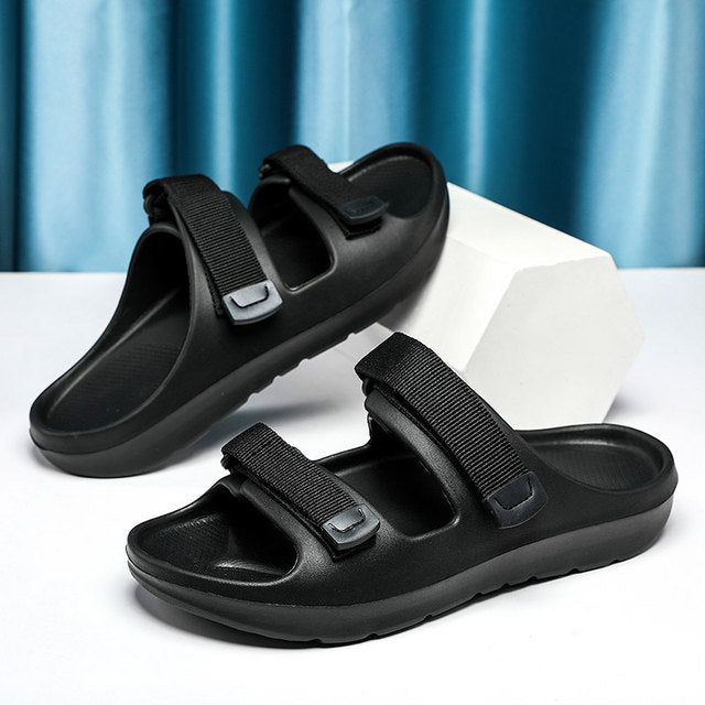 Groovywish Men Waterproof EVA Sandals Memory Foam Slippers