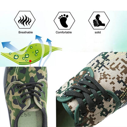 Groovywish Men Orthopedic Shoes Camouflage Canvas Sneakers