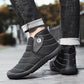 Groovywish Ankle Boots For Men Plush Casual Winter Orthopedic Shoes
