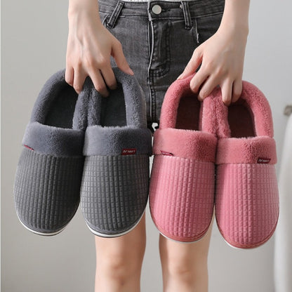 Groovywish Men Colorful Home Fur Slippers Winter Shoes