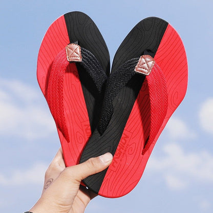 GRW Best Orthopedic Sandals For Men Nonslip Flip-flops Fabric Thongs Summer Beach