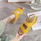 GroovyWish Best Walking Sandals For Women Soft Heel Ankle Buckle Modern Summer 2023