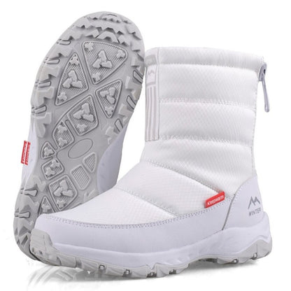 Groovywish Waterproof Women Snow Boots Nonslip Plush Orthopedic Shoes