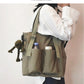 GroovyWish Tote Bag Nylon Waterproof Large Capacity Crossbody Shoulder Bag For Women