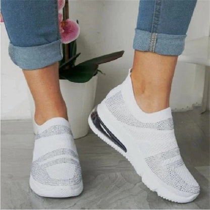 Groovywish Casual Orthopedic Shoes Sneakers Cushion Mesh Slip-on Sneakers