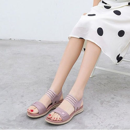 GroovyWish Flat Arch Support Lovely Summer Footwear Sturdy Cushion Women Orthopedic Sandals