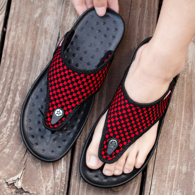 Groovywish Men Best Sandals For Walking Casual Summer Flip-flops