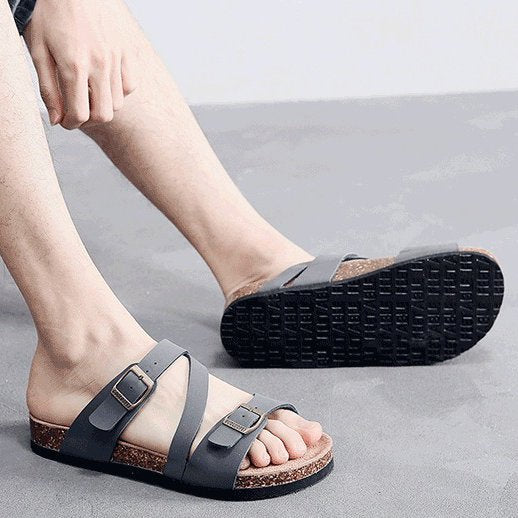 Groovywish Orthopedic Wide Width Sandals For Men Casual Summer 2023 GroovyWish