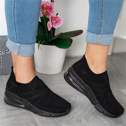 Groovywish Casual Orthopedic Shoes Sneakers Cushion Mesh Slip-on Sneakers