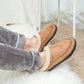 Groovywish Men Suede Indoor Slippers Comfy Sole Warm Shoes