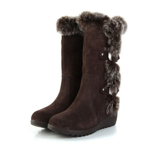 Groovywish Mid-Calf Orthopedic Boots Fur New Trend 2022 Winter Shoes