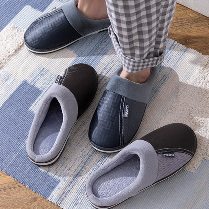 Groovywish Fur Slippers For Men Anti-slip Comfy Indoor Footwear