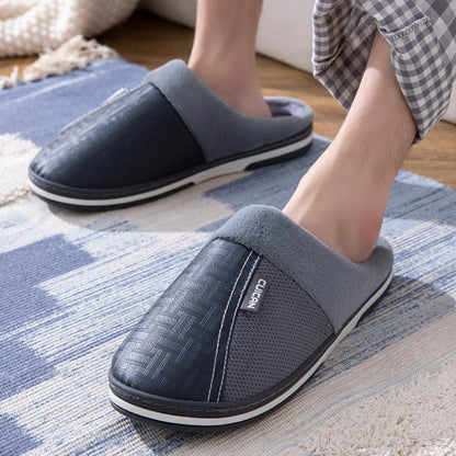 Groovywish Fur Slippers For Men Anti-slip Comfy Indoor Footwear