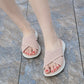 GroovyWish Women Orthopedic Sandals Mesh Anti-slip Broad Strap Beach Flat Sildes