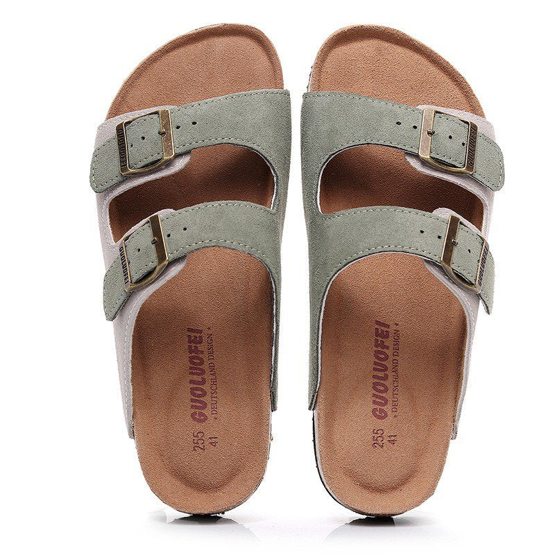 Groovywish Summer 2023 Men Retro Casual Orthopedic Sandals Arch Support Slides