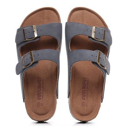 Groovywish Summer 2023 Men Retro Casual Orthopedic Sandals Arch Support Slides