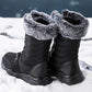 Groovywish Fur Orthopedic Shoes Mid-calf Snow Boots For Women