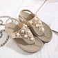 GRW Arch Support Sandals For Women Back Strap Soft Thong Rhinestone Bling Flip-flops Stylish Summer Season