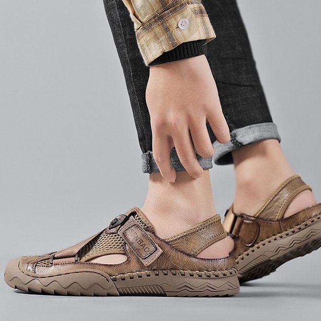 Groovywish Comfortable Sandals For Men Anti-slip Fashionable Summer Footwear